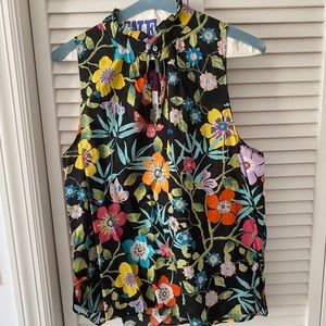 J. Crew Liberty Print Blouse